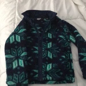 Land’s End fleece jacket. Unisex